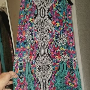 Bohemian XL Maxi DRESS Coral AquA